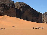 trek dans le desert - traversee du Sahara